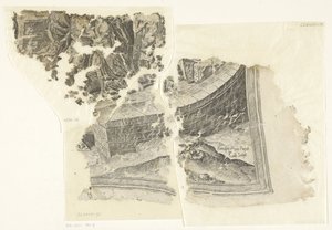 Cebes Tabula Cebetis Carta Vitae'nin sahnesinin sağ alt köşesi (orijinal başlık) by Philips Galle