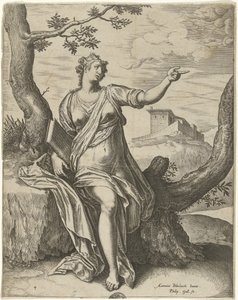 Sybil van Cumae Sibillen (dizi adı) by Philips Galle