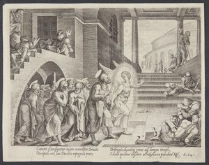 Havarileri zindandan çıkaran melek by Philips Galle
