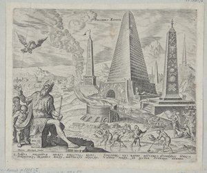 Mısır piramitleri by Philips Galle