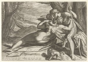 Amor ile Venüs ve Adonis Adonis