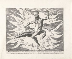 Havai fişek Ignis (nesne üzerindeki başlık) Dört Element (dizi adı) by Philips Galle
