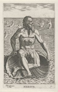 Zeegod Nereus Sinirler (nesne üzerindeki başlık) Rivier-en zeegoden (dizi adı) Marini