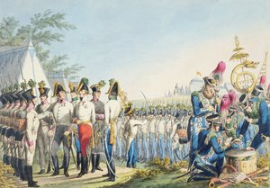 Napolyon Savaşlarından sonra yeni İmparatorluk Kraliyet Avusturya Hafif Piyade, c.1820 by Phillip von Stubenrauch