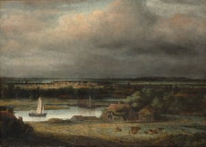 Geniş Nehir Manzarası, c.1648-49 by Phillips de Koninck