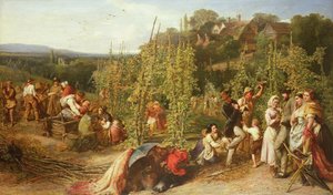 Hop Bahçesinde Yaşam, 1859 by Phoebus Levin