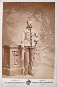 Rudolf, Avusturya Veliahtı 1858-1889, yaklaşık 1880-1885. by Photo studio C. K. Dvorni Prague.