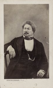 Yazar Alexandre Dumas babası 1802-1870, 1870. by Photo studio Duroni and Murer.