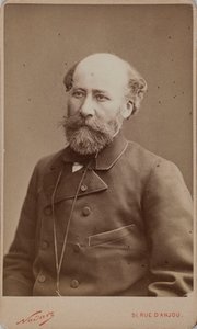 Octave Feuillet 1821-1890 portresi. by Photo studio Nadar.