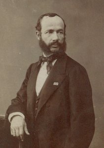 Kemancı ve besteci Henri Vieuxtemps'in portresi 1820-1881, 1870'ler.