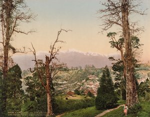Darjeeling. Kinchinjunga ve Beechwood Park
