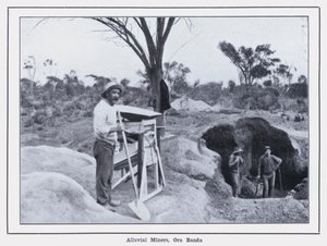 Alüvyal Madenciler, Ora Banda (s/b fotoğraf) by Photographer Australian