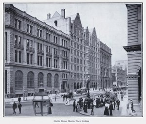 Challis Evi, Martin Place, Sidney (s/b fotoğraf)