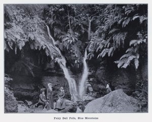 Peri Dell Şelaleleri, Mavi Dağlar (s/b fotoğraf) by Photographer Australian