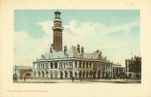 İtfaiye İstasyonu, Melbourne, Victoria, Avustralya (fotoğraf)