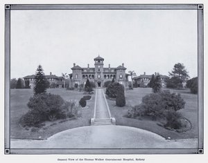 Thomas Walker Nekahat Hastanesinin Genel Görünümü, Sidney (s/b fotoğraf) by Photographer Australian