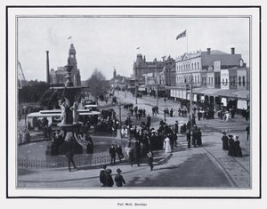 Pall Mall, Bendigo (s/b fotoğraf) by Photographer Australian