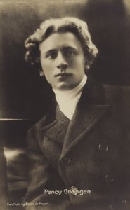 Percy Grainger, Avustralya doğumlu besteci, aranjör ve piyanist (1882-1961) (b/w fotoğraf)