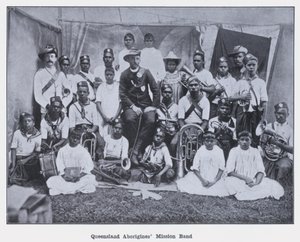 Queensland Aborjinlerinin Görev Grubu (s/b fotoğraf) by Photographer Australian