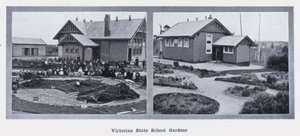 Victoria Eyalet Okulu Bahçeleri (s/b fotoğraf) by Photographer Australian