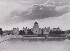 Parlamento Binaları, Victoria, British Columbia (s/b fotoğraf) by Photographer Canadian