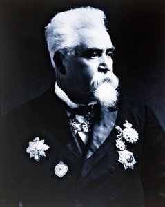 Sir Hiram Maxim (s/b fotoğraf) by Photographer English