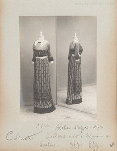 Albüm Sayfası: House of Worth, Afternoon Dress by Photographer French