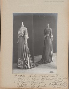 Albüm Sayfası: House of Worth, Afternoon Dress by Photographer French