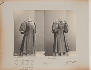 Albüm Sayfası: House of Worth, Coat by Photographer French