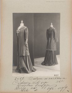 Albüm Sayfası: House of Worth, Kostüm by Photographer French