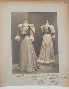 Albüm Sayfası: House of Worth, Kostüm by Photographer French
