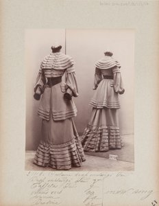 Albüm Sayfası: House of Worth, Kostüm by Photographer French