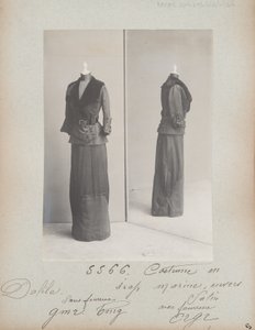 Albüm Sayfası: House of Worth, Kostüm by Photographer French