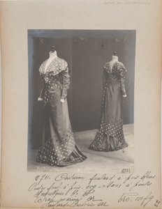 Albüm Sayfası: House of Worth, Dress by Photographer French