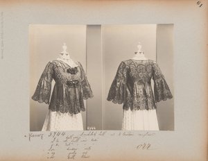 Albüm Sayfası: House of Worth, Jacket (Mantelet) by Photographer French