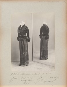 Albüm Sayfası: House of Worth, Jacket by Photographer French