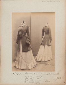 Albüm Sayfası: House of Worth, Jacket by Photographer French