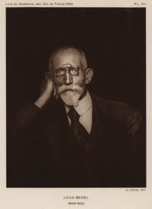 Ernest Marie Louis Bedel, Fransız entomolog (s/b fotoğraf) by Photographer French