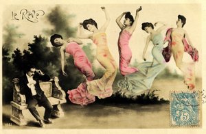 20. yüzyılın başlarında, rüya başlıklı kartpostal (fotoğraf) by Photographer French