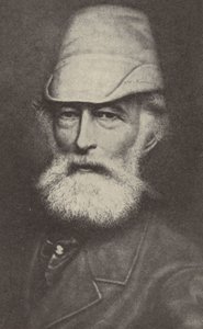 Alfred Krupp, Essen'de Krupp Works'ü kuran Alman sanayici (s/b fotoğraf) by Photographer German