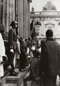 Faşizm ve Militarizm Kurbanları Anıtı'nda Ulusal Halk Ordusu askerleri barış ve sosyalizmin öncülerini onurlandırıyor (s/b fotoğraf) by Photographer German