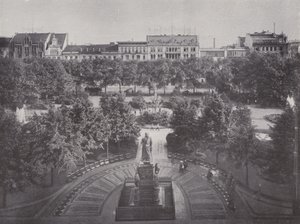 Donhof-Platz (s/b fotoğraf) by Photographer German