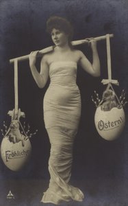 Paskalya tebrik kartı (s/b fotoğraf) by Photographer German