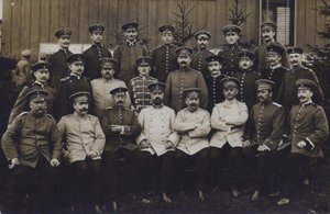 Alman ordusu subayları grubu (s/b fotoğraf) by Photographer German