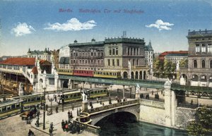 Hallesches Tor, Berlin (renkli fotoğraf) by Photographer German