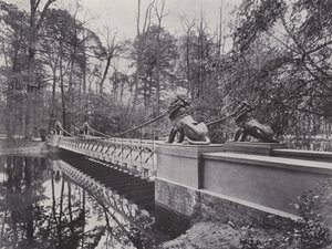 Ben Tiergarten, Lowenbrucke (s/b fotoğraf) by Photographer German
