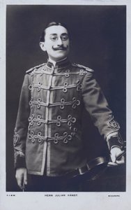 Julian Kandt, Avusturyalı kemancı ve grup lideri (s/b fotoğraf) by Photographer German