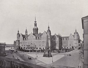 Konigliches Schloss (s/b fotoğraf) by Photographer German