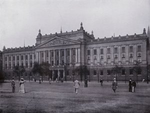 Leipzig: Kraliyet Üniversitesi (s / b fotoğraf) by Photographer German