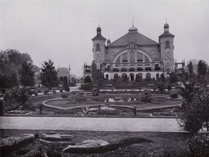 Leipzig: Palm Garden (s/b fotoğraf) by Photographer German